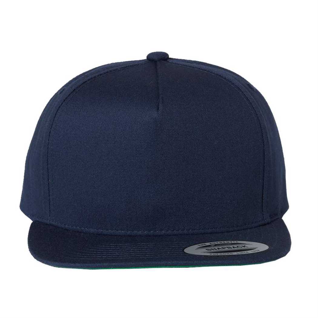 5-Panel Cotton Twill Snapback Cap Yupoong 6007 Adult Classics™ - Image 4