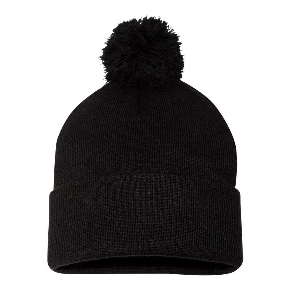 Sportsman 12" Pom-Pom Cuffed Beanie - SP15 - Image 4