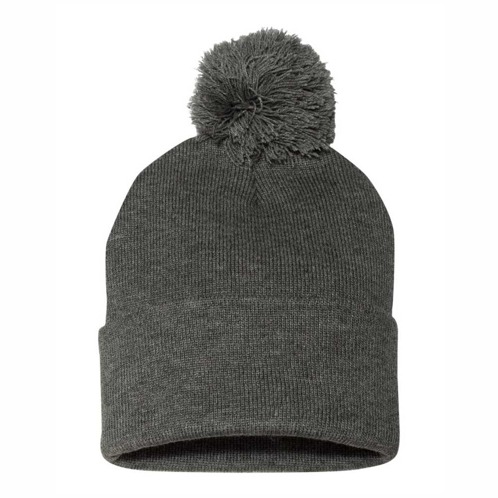 Sportsman 12" Pom-Pom Cuffed Beanie - SP15 - Image 8