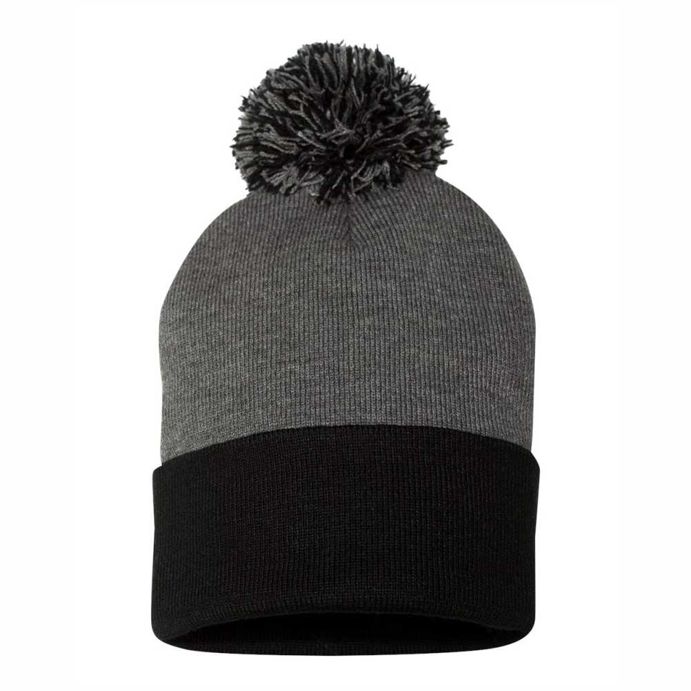 Sportsman 12" Pom-Pom Cuffed Beanie - SP15 - Image 5