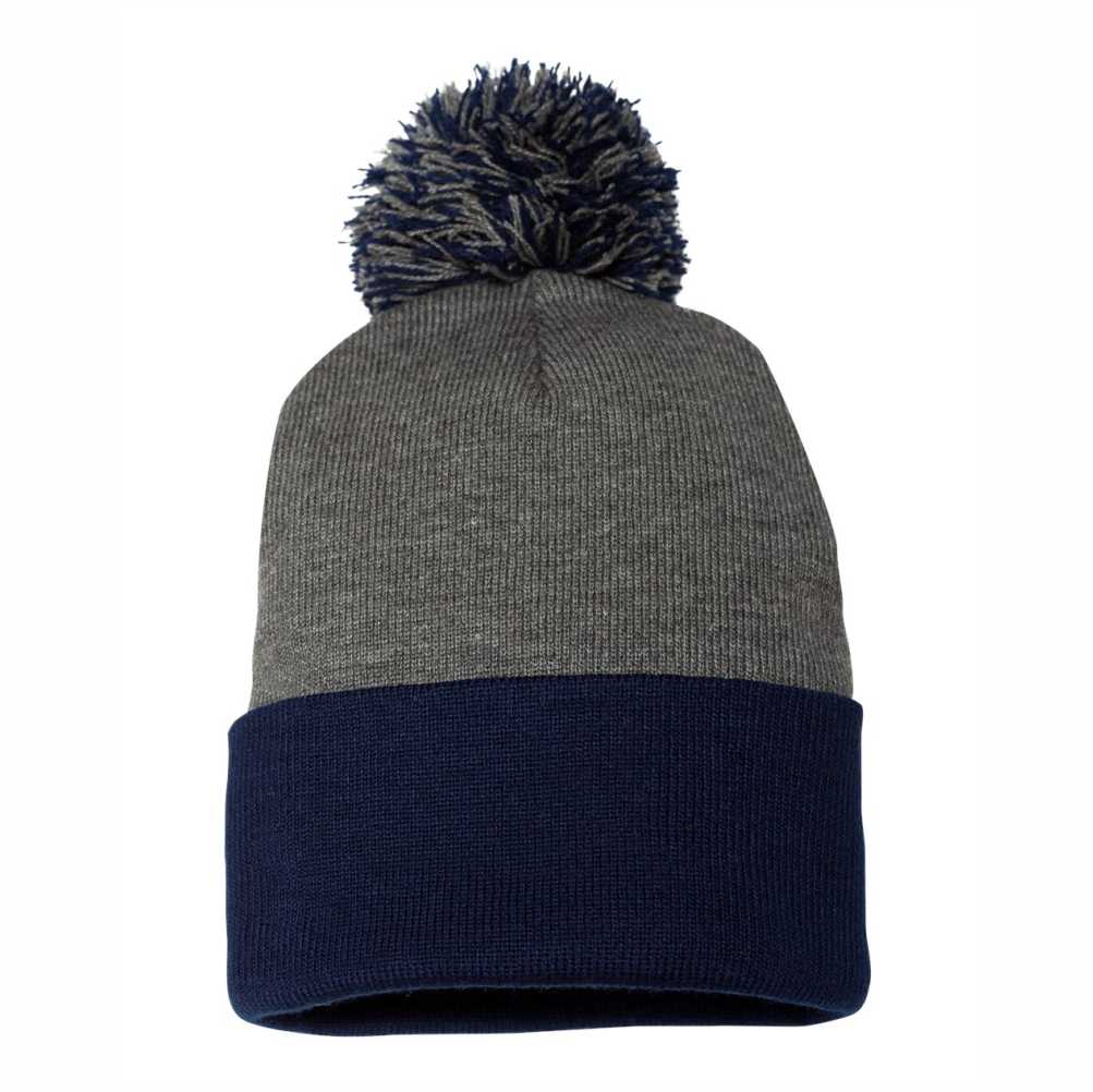 Sportsman 12" Pom-Pom Cuffed Beanie - SP15 - Image 6