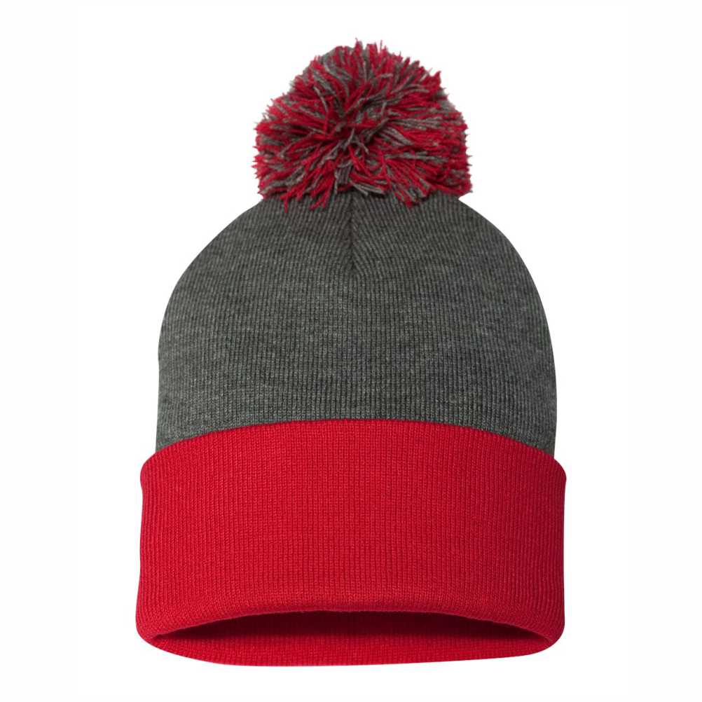 Sportsman 12" Pom-Pom Cuffed Beanie - SP15 - Image 7