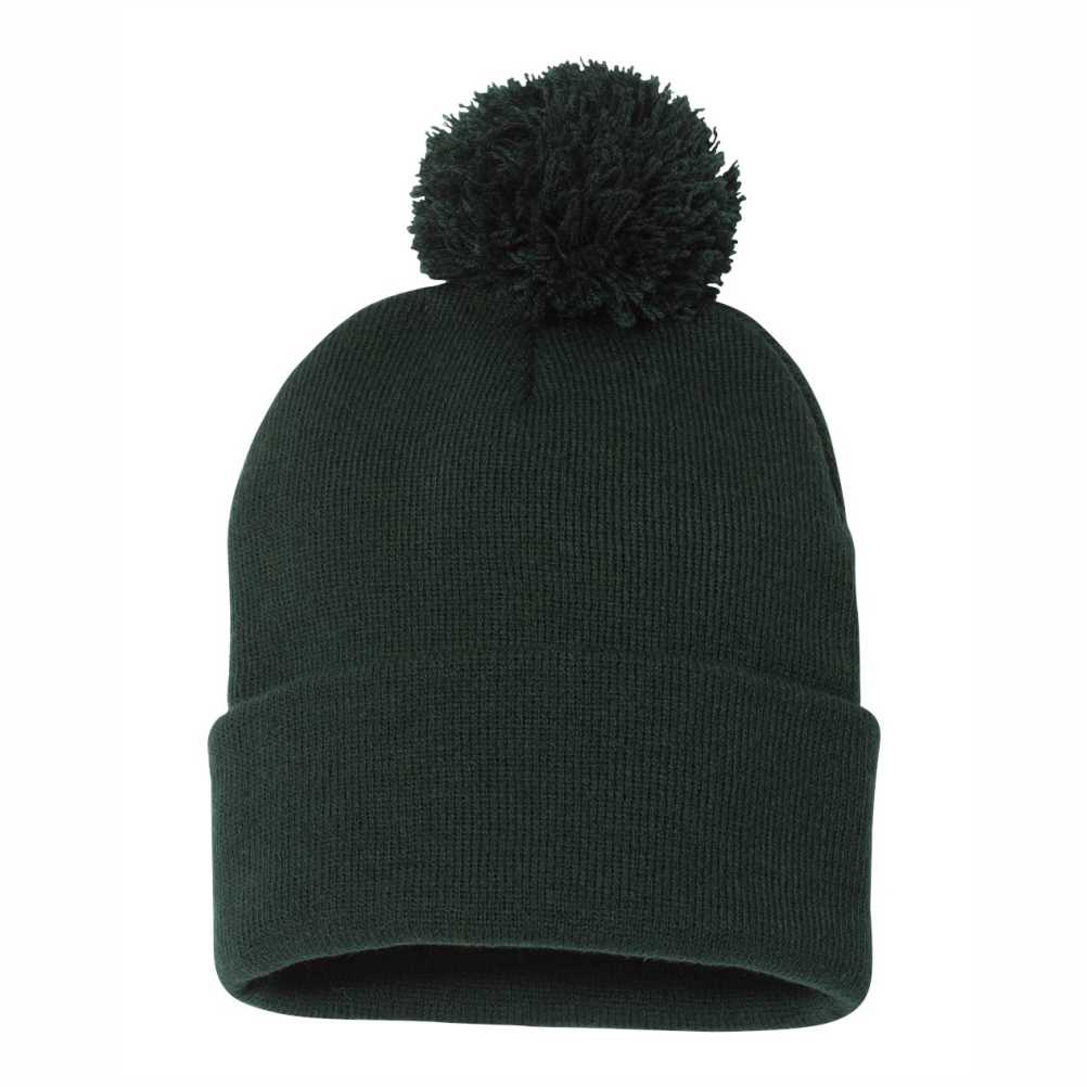 Sportsman 12" Pom-Pom Cuffed Beanie - SP15 - Image 10