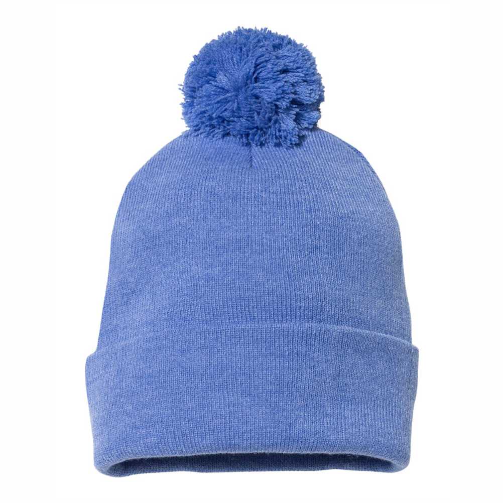 Sportsman 12" Pom-Pom Cuffed Beanie - SP15 - Image 15