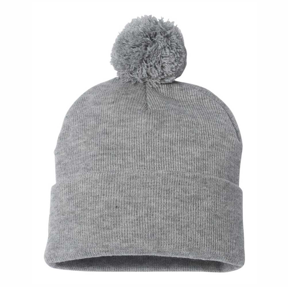 Sportsman 12" Pom-Pom Cuffed Beanie - SP15 - Image 16