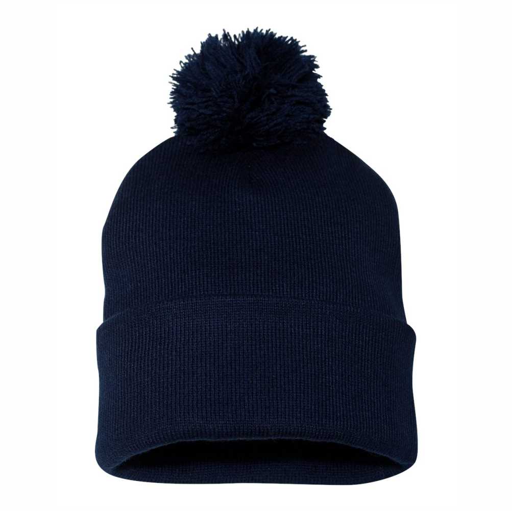 Sportsman 12" Pom-Pom Cuffed Beanie - SP15 - Image 19