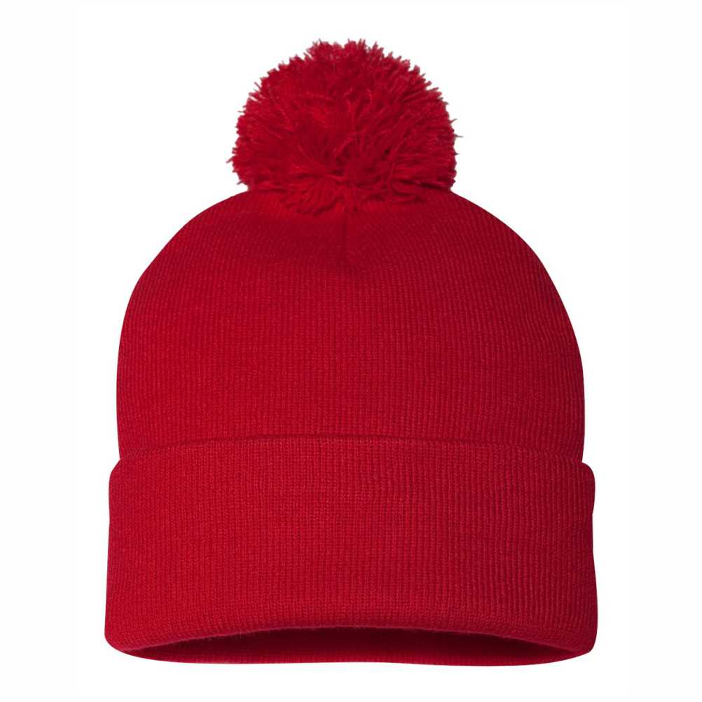 Sportsman 12" Pom-Pom Cuffed Beanie - SP15 - Image 22