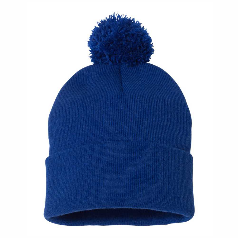 Sportsman 12" Pom-Pom Cuffed Beanie - SP15 - Image 25