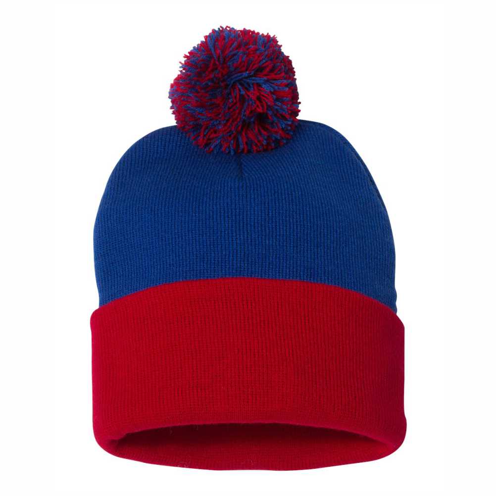 Sportsman 12" Pom-Pom Cuffed Beanie - SP15 - Image 23